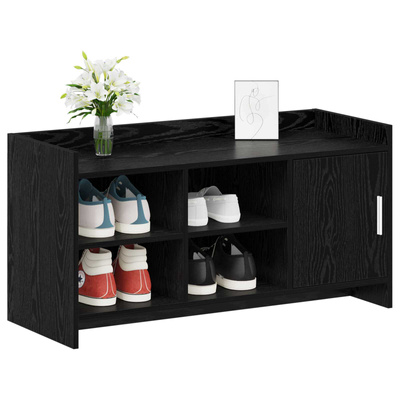 Szafka na buty z przechowywaniem Czarny dąb 100 x 39,5 x 51 cm