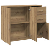Komoda Artisan Oak 91x29,5x75 cm Drewno konstrukcyjne