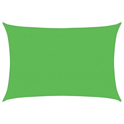 Żagiel przeciwsłoneczny, 160 g/m?, jasnozielony, 4x5 m, HDPE