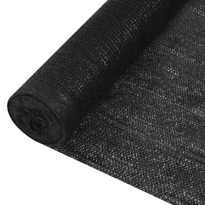 Siatka cieniująca, czarna, 1,2x10 m, HDPE, 195 g/m?
