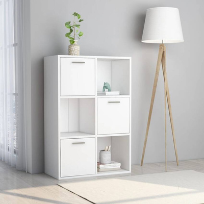 vidaXL Szafka, biała, 60x29,5x90 cm, materiał drewnopochodny