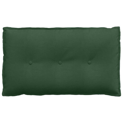 Poduszka na plecy Zielony dżungli 80 x 50 cm Tkanina sztruksowa