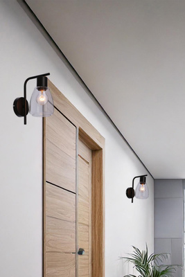 MOLDO lampa kinkiet 1x40W E27 klosz bezbarwny 21-35110