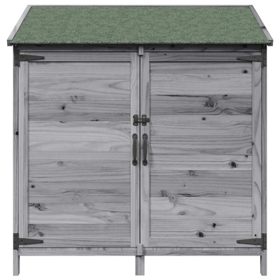 Shed ogrodowy Szary 106,5 x 56 x 113,5 cm Drewno Świerkowe
