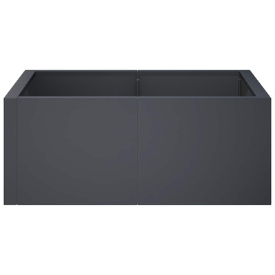 Mur oporowy 4 szt. 100 x 100 x 30 cm Stal antracytowy