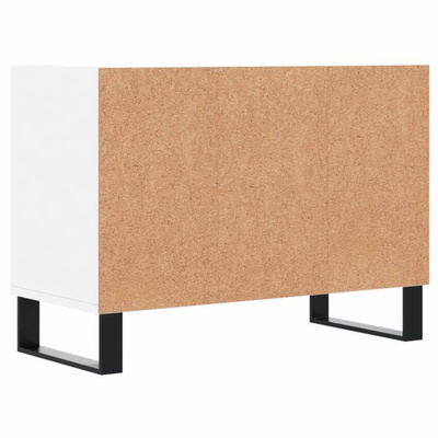vidaXL Szafka pod TV, biała, 69,5x30x50 cm, materiał drewnopochodny