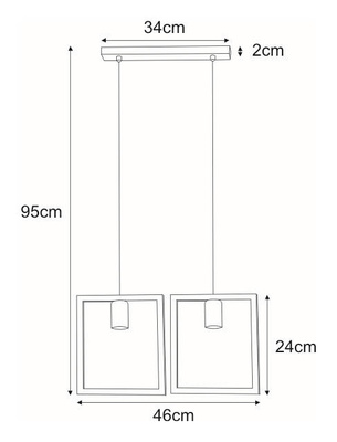 Lampa wisząca K-4032 z serii LAVAYA