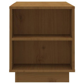 vidaXL Szafka pod TV, miodowy brąz, 110x35x40,5cm, lite drewno sosnowe