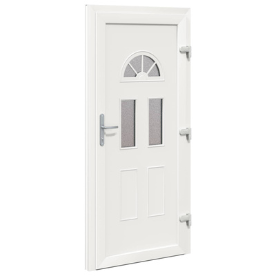 Drzwi Frontowe 98 x 208 cm PVC antracytowy