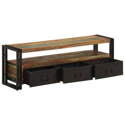 vidaXL Szafka pod TV z drewna odzyskanego, 120 x 30 x 40 cm