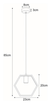 Lampa wisząca K-4720 z serii HONEY KAJA
