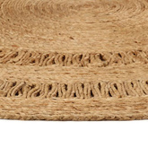 vidaXL Ręcznie pleciony dywan z juty, 120 cm, okrągły model standard