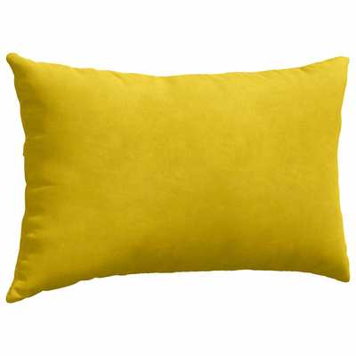 Poduszki na sofę 2 pcs Żółty 50 x 30 cm Tkanina sztruksowa