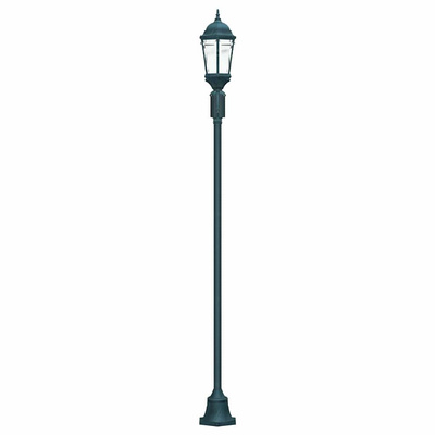 Lampa ogrodowa Vintage szczotkowana zieleń 68 x 20 x 235 cm
