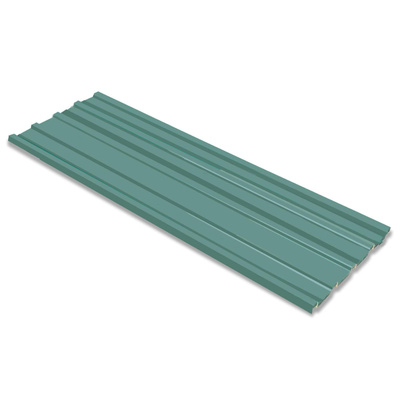 Panel dachowy 12 pcs Zielony 129 x 45 cm Stal galwanizowana
