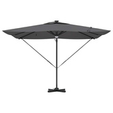Parasol Roma Antracyt 286 x 284 x 270 cm Aluminium i Poliester