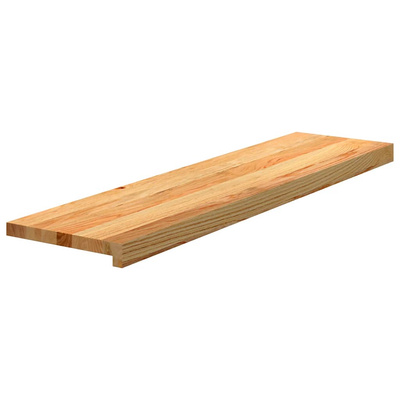Stopnie schodowe, 8 szt. brązowe 100x30x2cm lite drewno dębowe