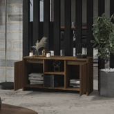 vidaXL Szafka pod TV, brązowy dąb, 102x37,5x52,5 cm