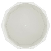 Donica Biały 60 x 60 x 50 cm Stal