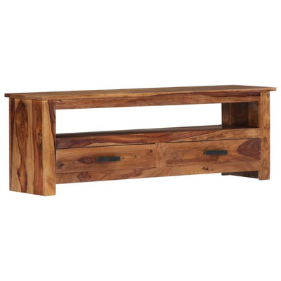 vidaXL Szafka pod TV, 118x30x40 cm, lite drewno sheesham