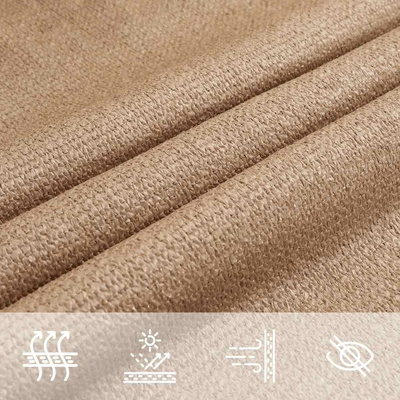 Żagiel przeciwsłoneczny, 160 g/m?, kolor taupe, 4x7 m, HDPE