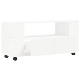 vidaXL Szafka pod TV, biała, 102x34,5x43 cm, materiał drewnopochodny