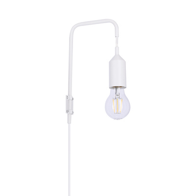 Kinkiet biały z kablem lampa Laren Ledea 50401189