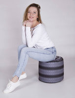 Pufa Walec GR Tyres 40x40 cm
