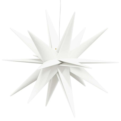 Ozdoby świetlne z LED, 3 szt., składane, białe, 57 cm