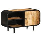 vidaXL Szafka pod TV, 90x30x48 cm, surowe drewno mango