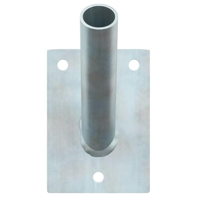 Uchwyt na maszt flagowy Srebrny 10,5 x 7,5 x 2,5 cm Stal