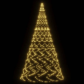 vidaXL Choinka do montażu na maszcie, 3000 ciepłych białych LED, 800cm