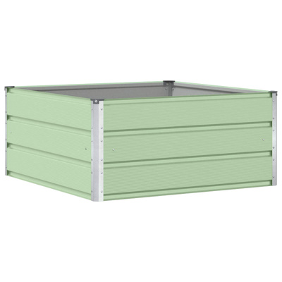 Donica Pastelowa zieleń 100 x 100 x 45 cm Stal