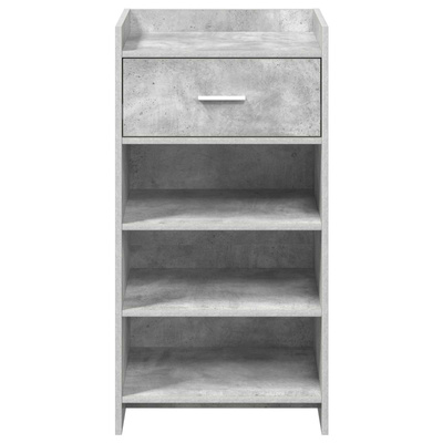 Szafka na buty z szufladą Betonowy szary 48 x 36 x 92 cm