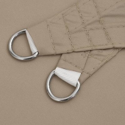 Prostokątny żagiel ogrodowy, tkanina Oxford, 3x5 m, taupe