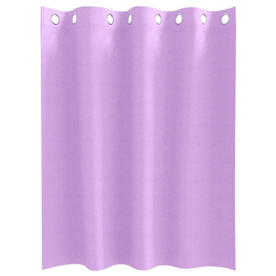 Firany blackout z kółkami 2 pcs Fioletowy 140 x 140 cm