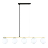 Lampa wisząca ALLORA 5 BL OPAL