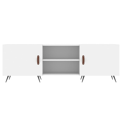 vidaXL Szafka pod TV, biała, 150x30x50 cm, materiał drewnopochodny
