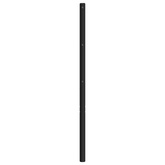 Metalowe wymienne wezgłowie, czarne, 200 cm