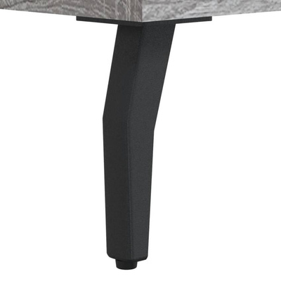 vidaXL Biurko, szary dąb sonoma, 140x50x75 cm, materiał drewnopochodny