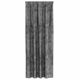 Zasłony z weluru z zasłonami 2 pcs Szary 260 x 140 cm Aksamit
