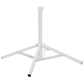 Stojak na parasol Biały Stal dla 25-32 mm Słup