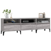 vidaXL Szafka pod TV, szary dąb sonoma, 150x30x44,5 cm wariant 8