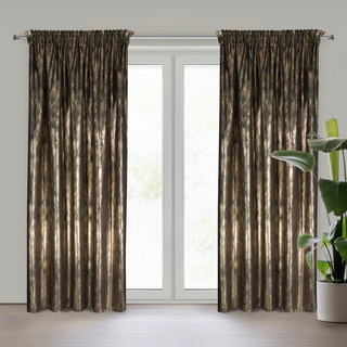 Zasłona Emila czarna 140x270