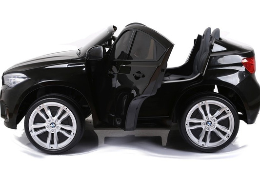 Auto Na Akumulator Nowe BMW X6M SUV Światła LED MP3 Czarne Lakierowane