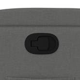 Fotel rozkładany, ciemnoszary materiał