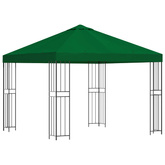 Altana 3 x 3 m zielony Poliester i Stal 190 gsm
