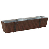 Balustrada 2 pcs 80 x 17 x 17 cm Metal