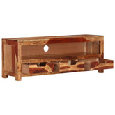 vidaXL Szafka pod TV, 110x30x40 cm, lite drewno akacjowe