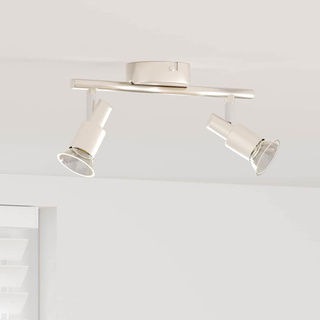 Reflektor sufitowy Z reflektorami Nikiel 25,5 x 8 x 11 cm Stal